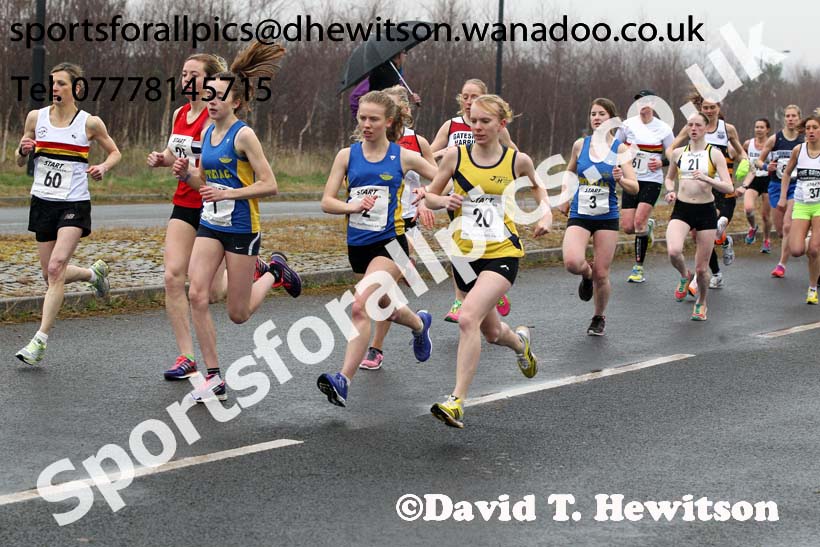 Womens relay, Elswick Harriers Relays, Newburn, Newcastle. Photo: David T. Hewitson/Sports for All Pics
